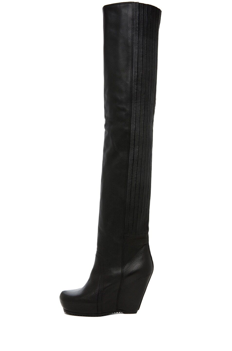 Image 1 of Rick Owens Wedge Boots in Black