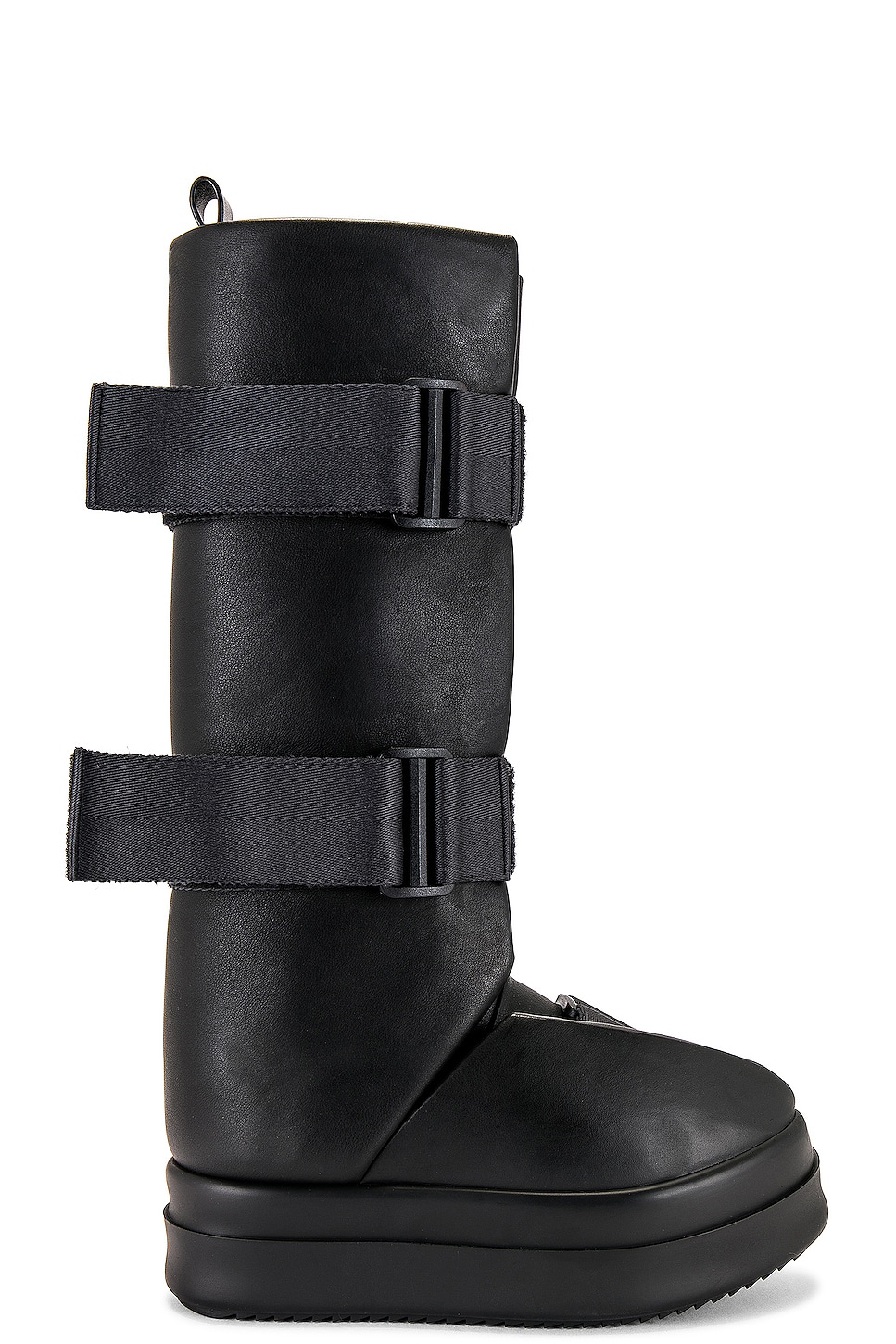 Image 1 of Rick Owens Knee High Splint Sneaker Boot in Black