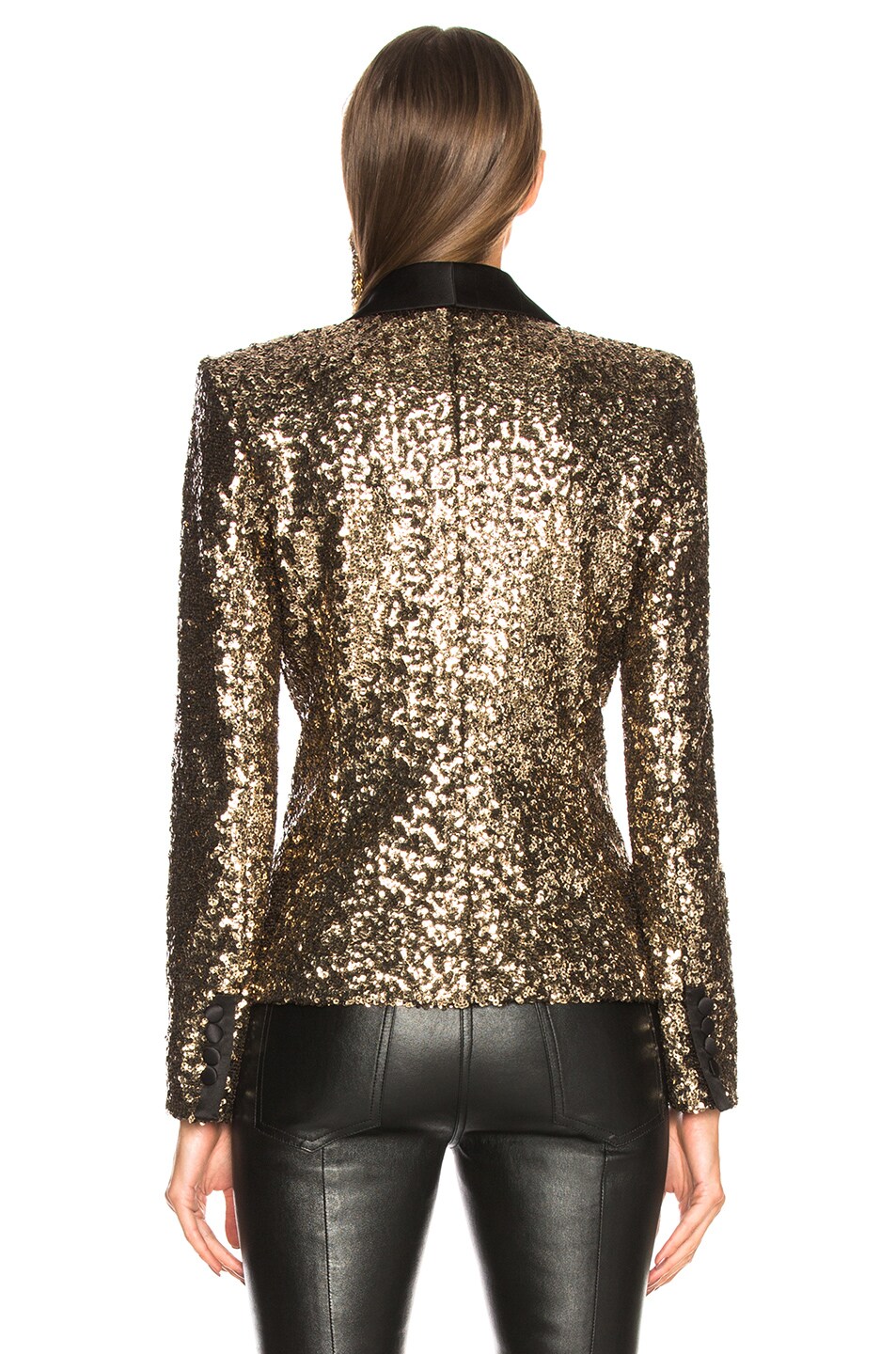 Redemption Smoking Blazer in Gold | FWRD