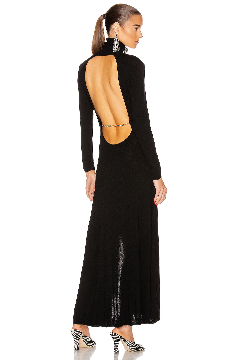 Image 1 of RIXO Antonia Dress in Black