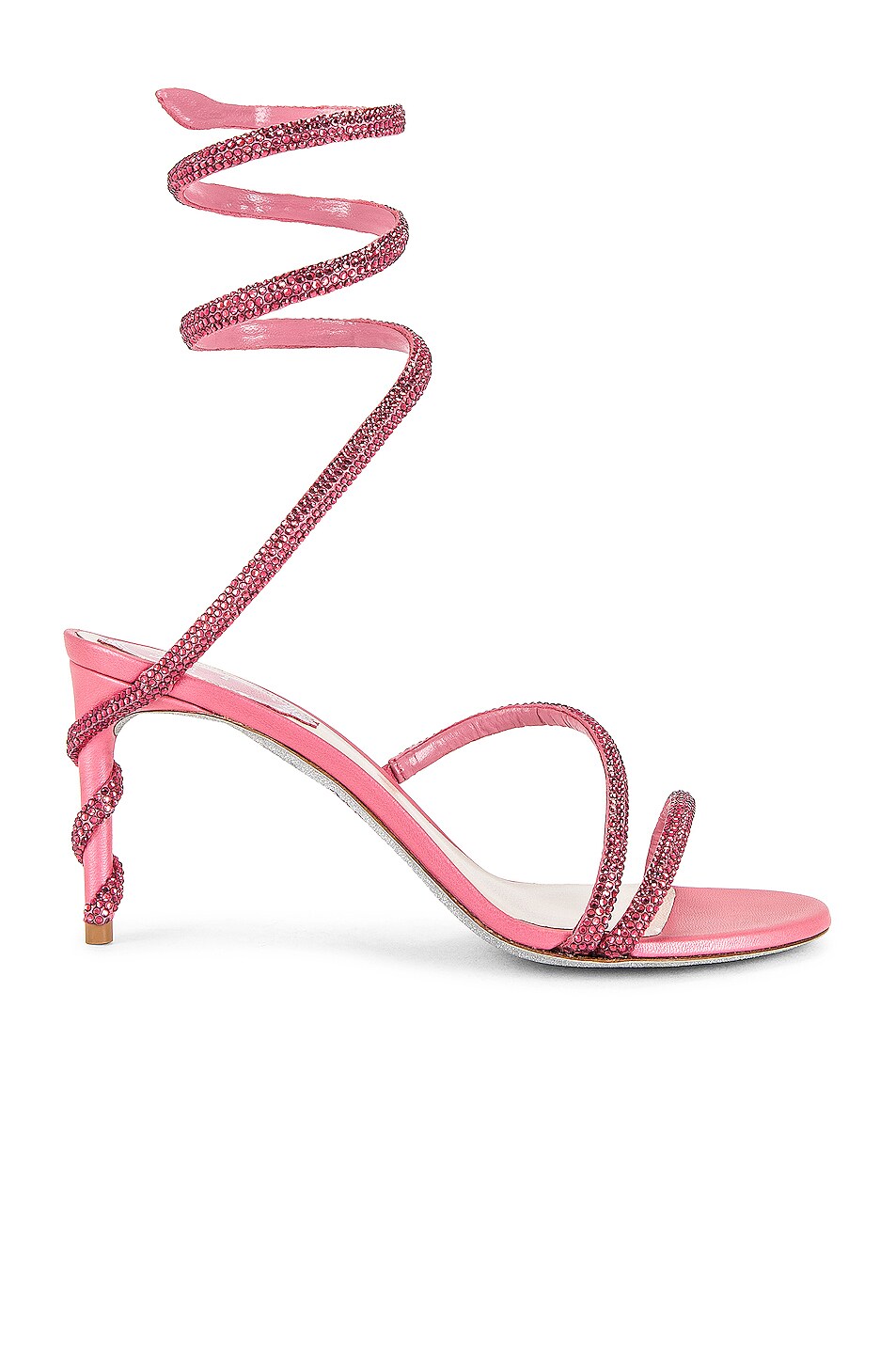 Image 1 of RENE CAOVILLA Margot 80mm Wrap Sandal in Pink