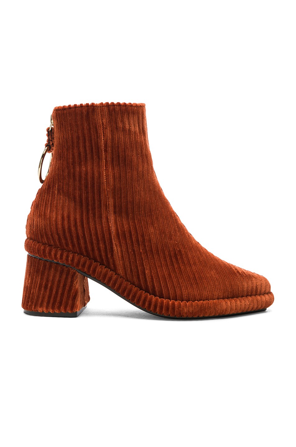 Image 1 of Reike Nen Corduroy Ring Slim Boots in Copper