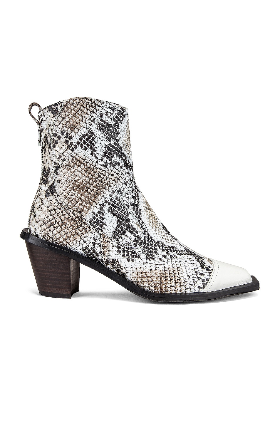 Image 1 of Reike Nen Western Wave Boots in White & Python