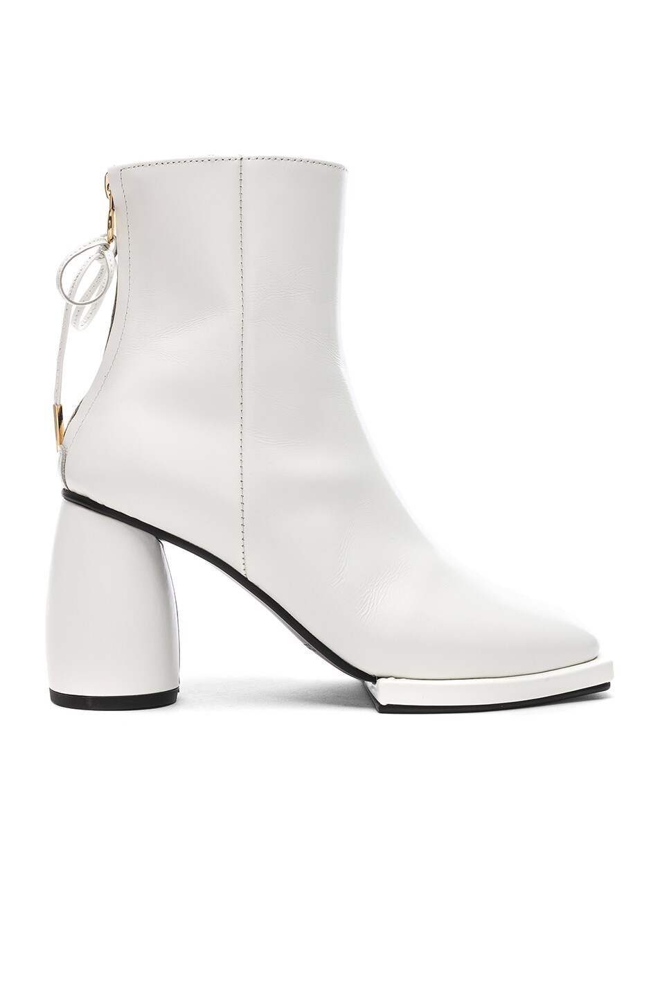 Image 1 of Reike Nen Square Ribbon Half Boots in White