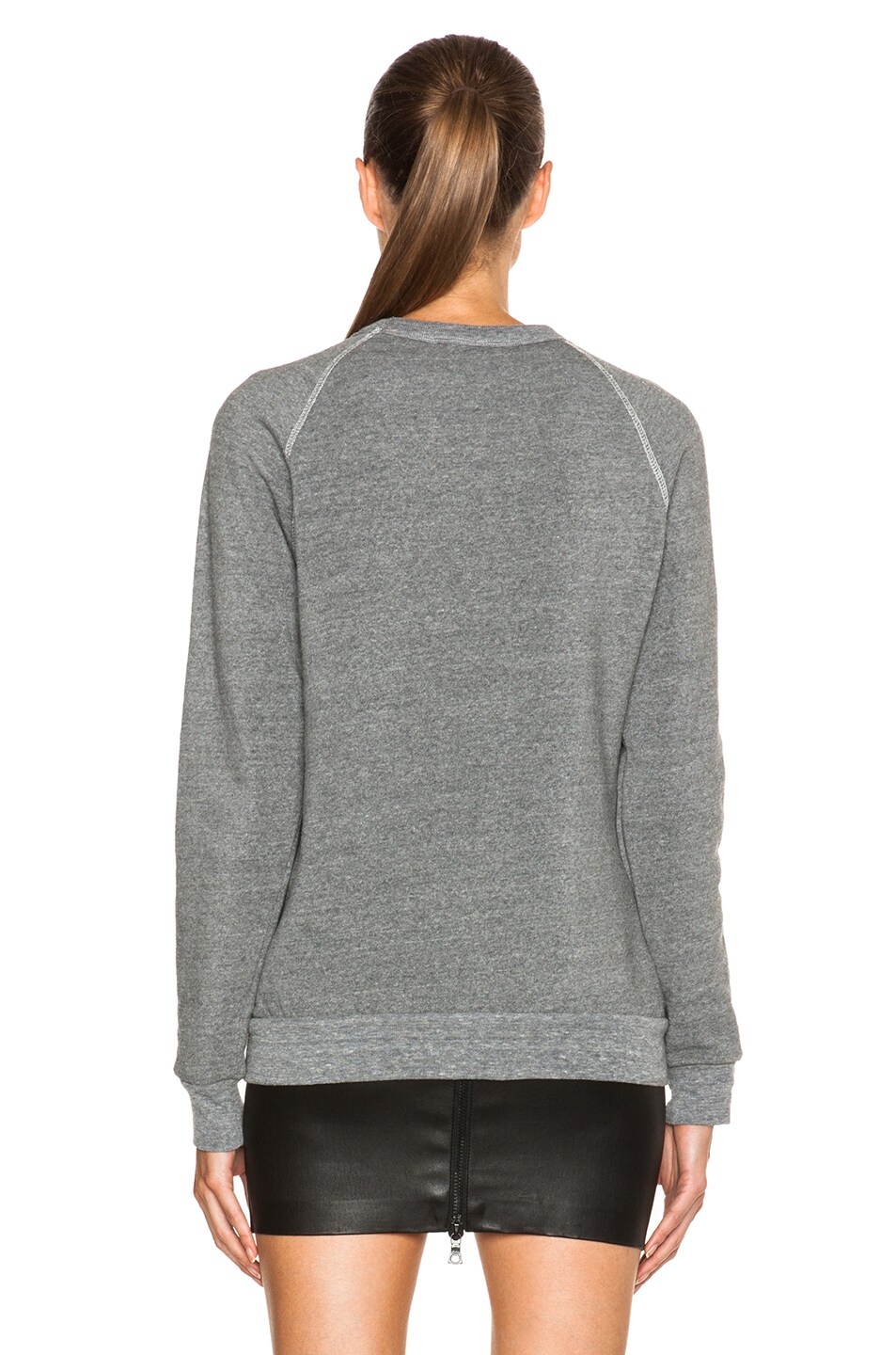 Rodarte Radarte Poly-Blend Sweatshirt in Heather Grey | FWRD