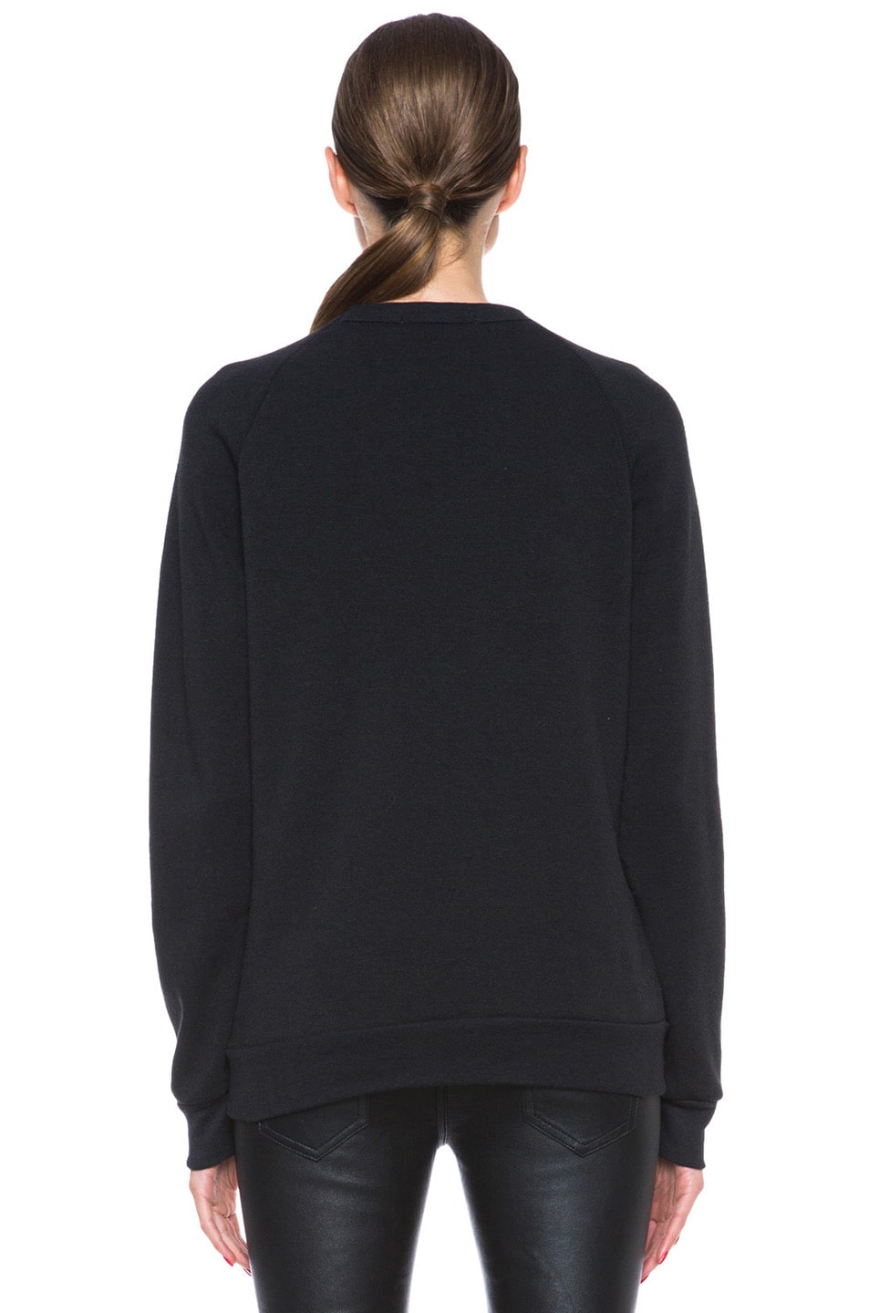 Rodarte Radarte Poly-Blend Sweatshirt in Black | FWRD