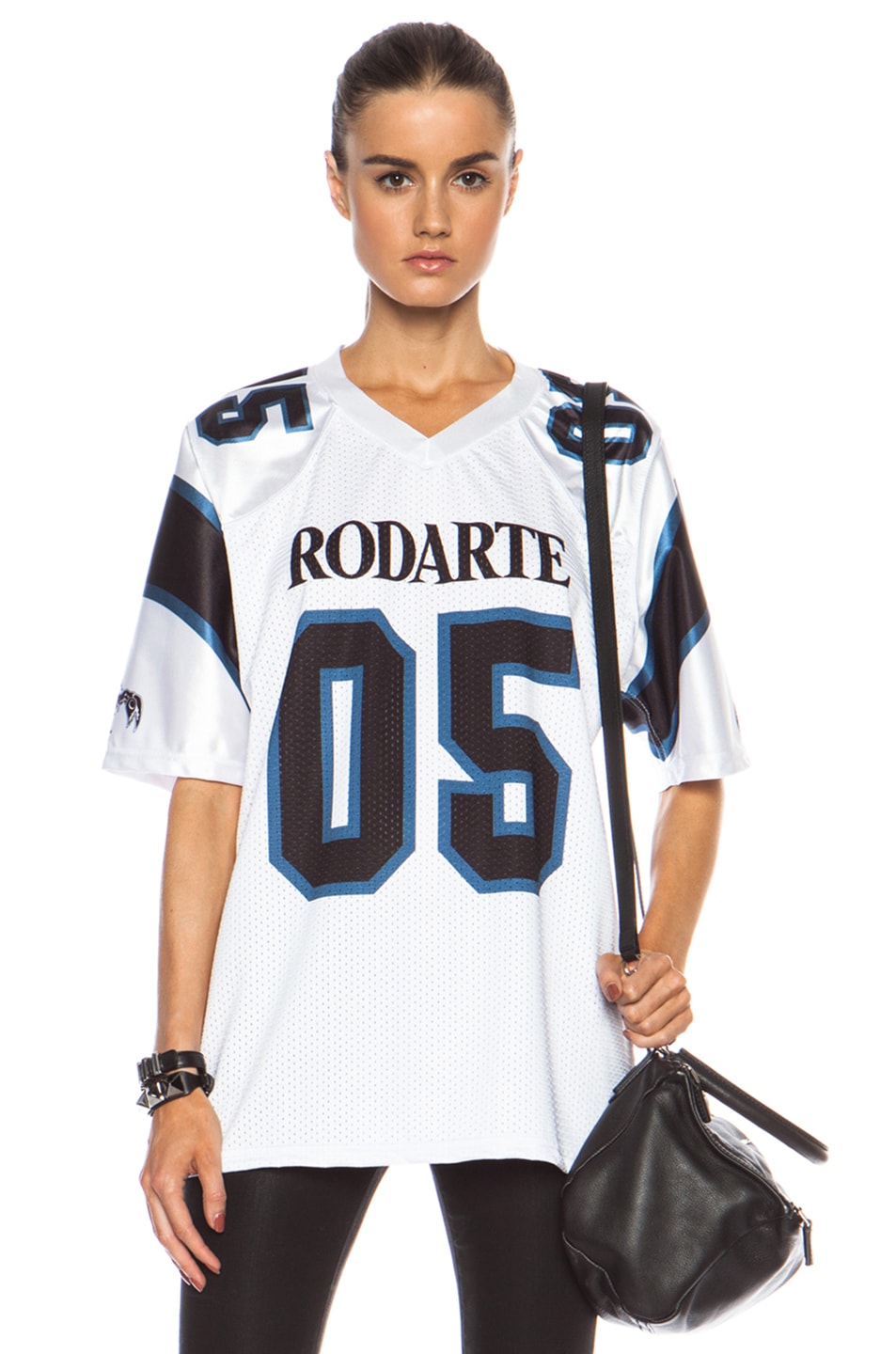 Image 1 of Rodarte Poly Jersey in White
