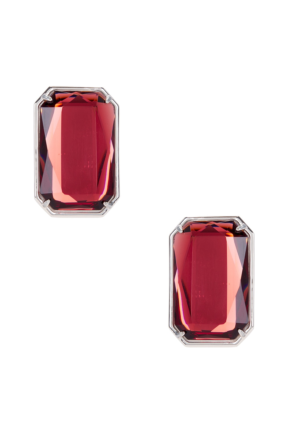 Kelsey Gemstone Earring in Red