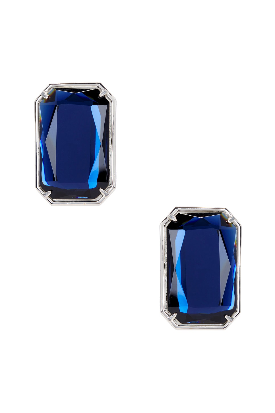 Image 1 of retrofete Kelsey Gemstone Earring in Sapphire