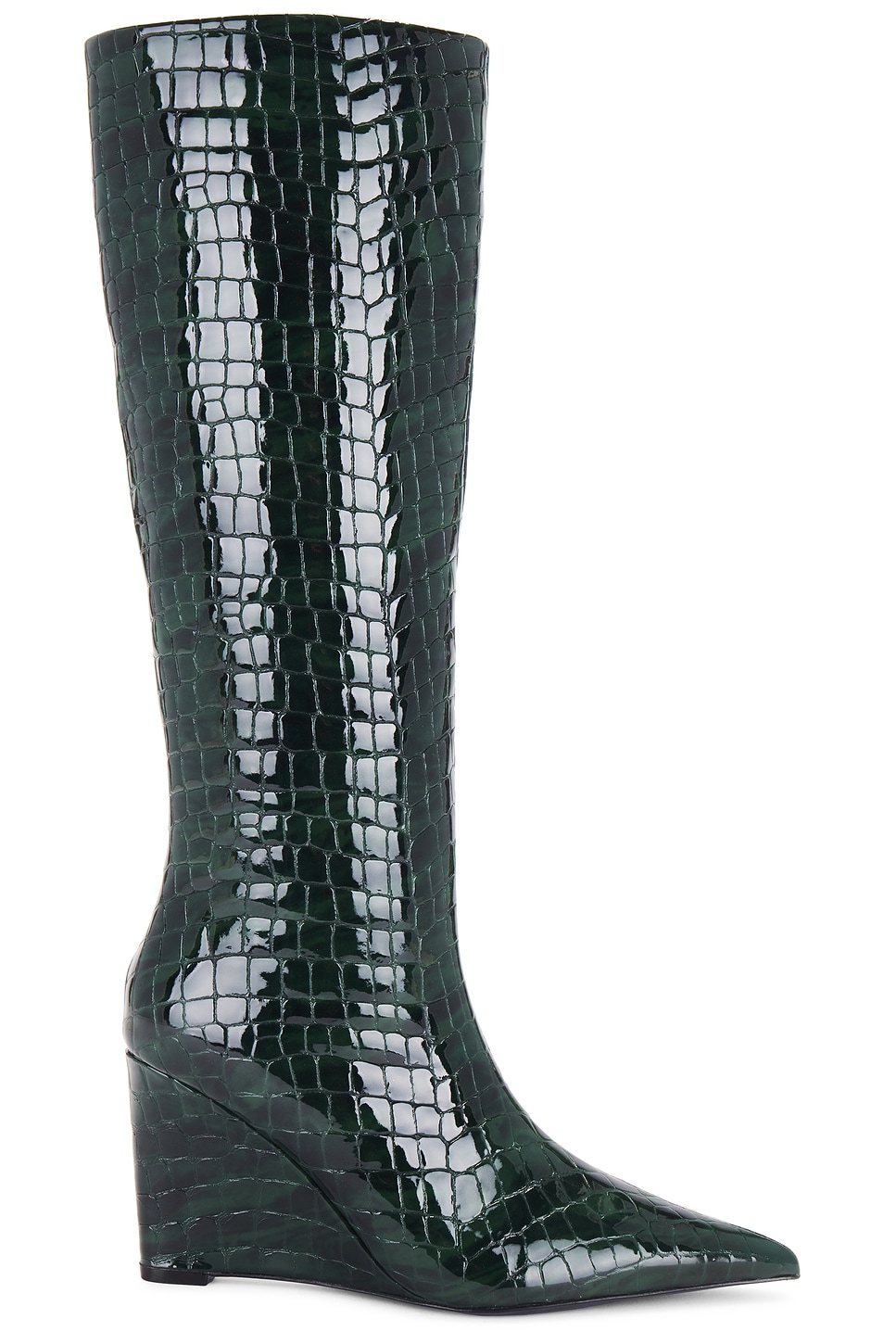 Natassa Wedge Boot in Green