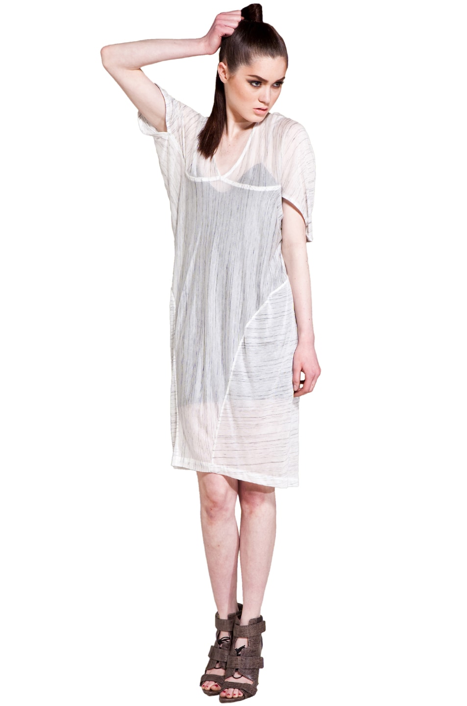 Image 1 of Rogan Electra Dress in White Haze