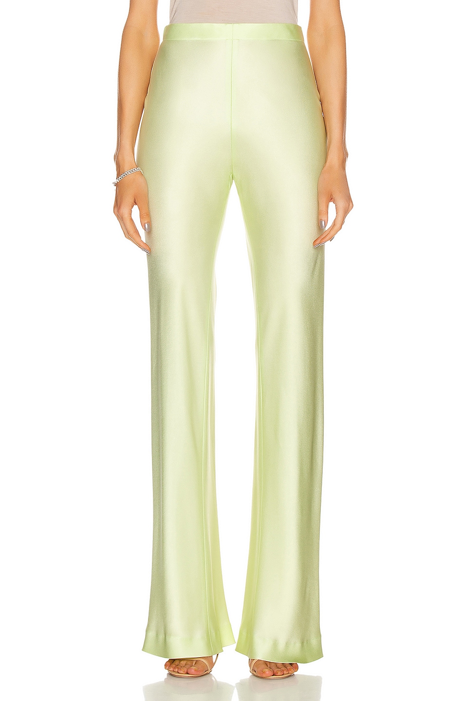 Image 1 of Rosetta Getty Bias Trouser in Lime