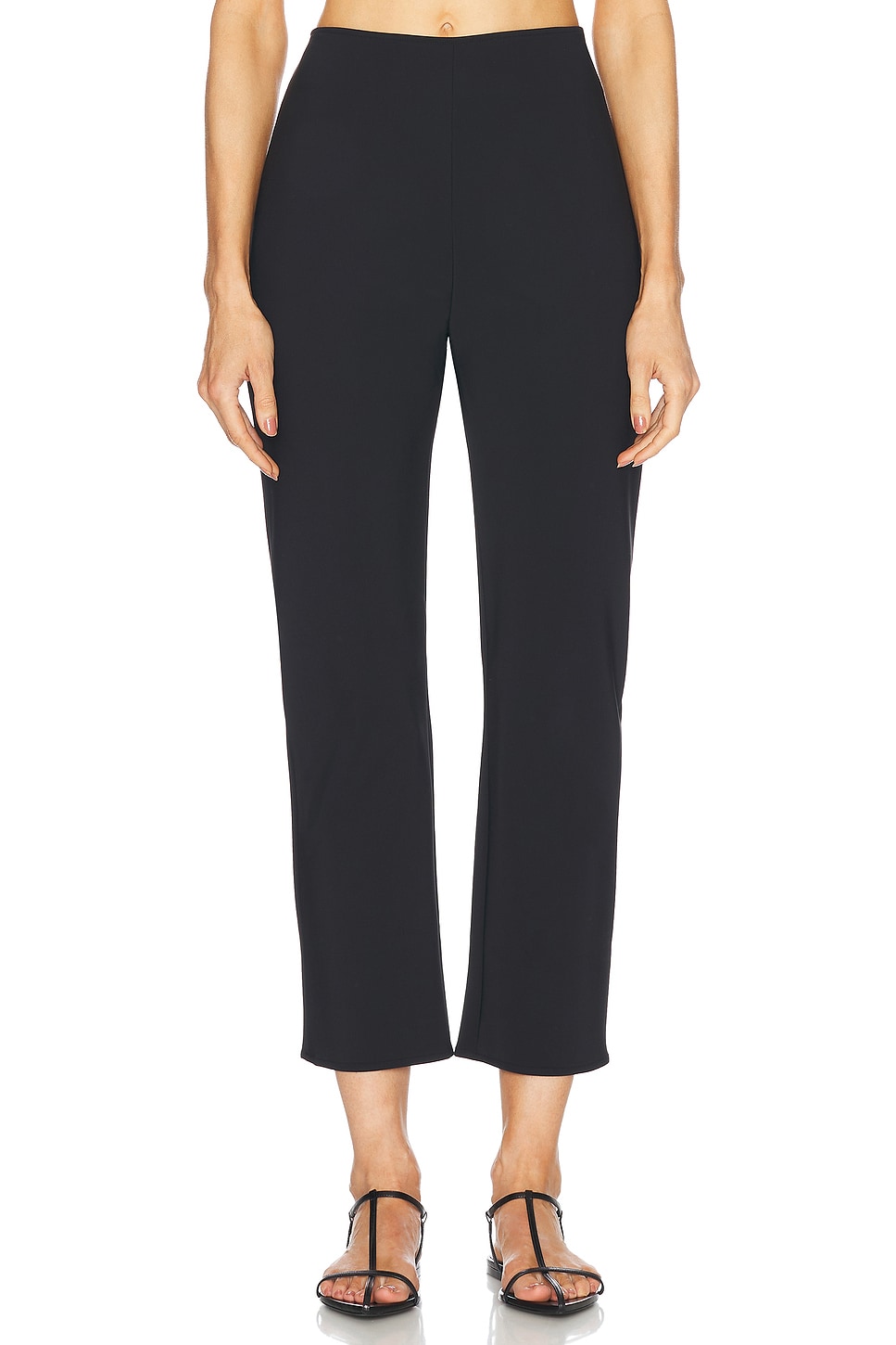 Cigarette Scuba Trouser in Black