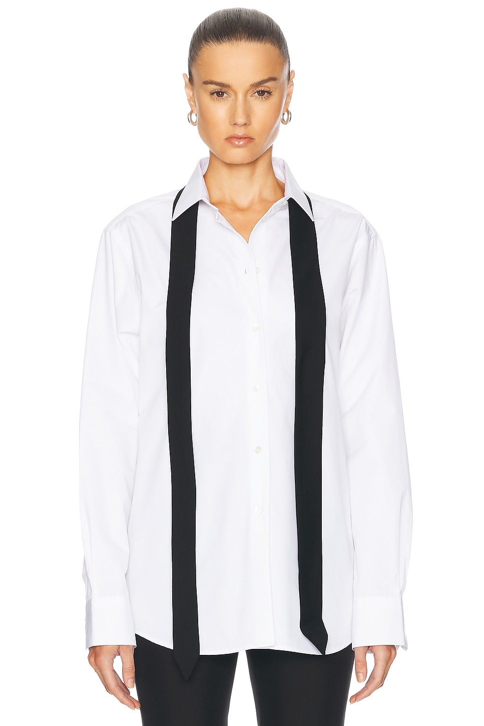 ROHE DETACHABLE TIE SHIRT 