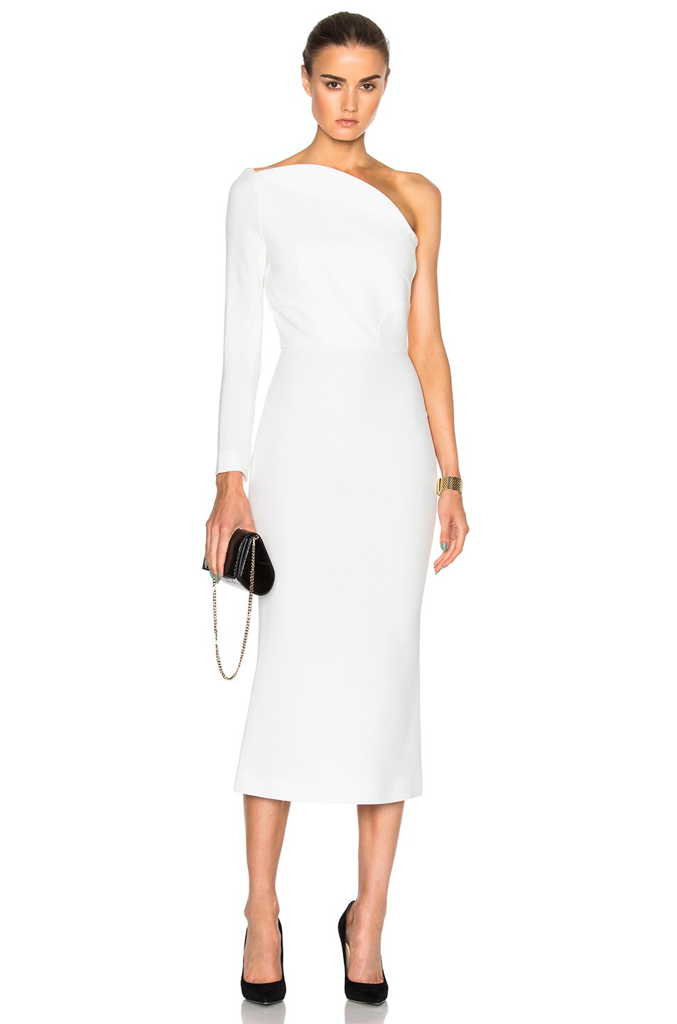 Image 1 of Roland Mouret Linvan Dress in White