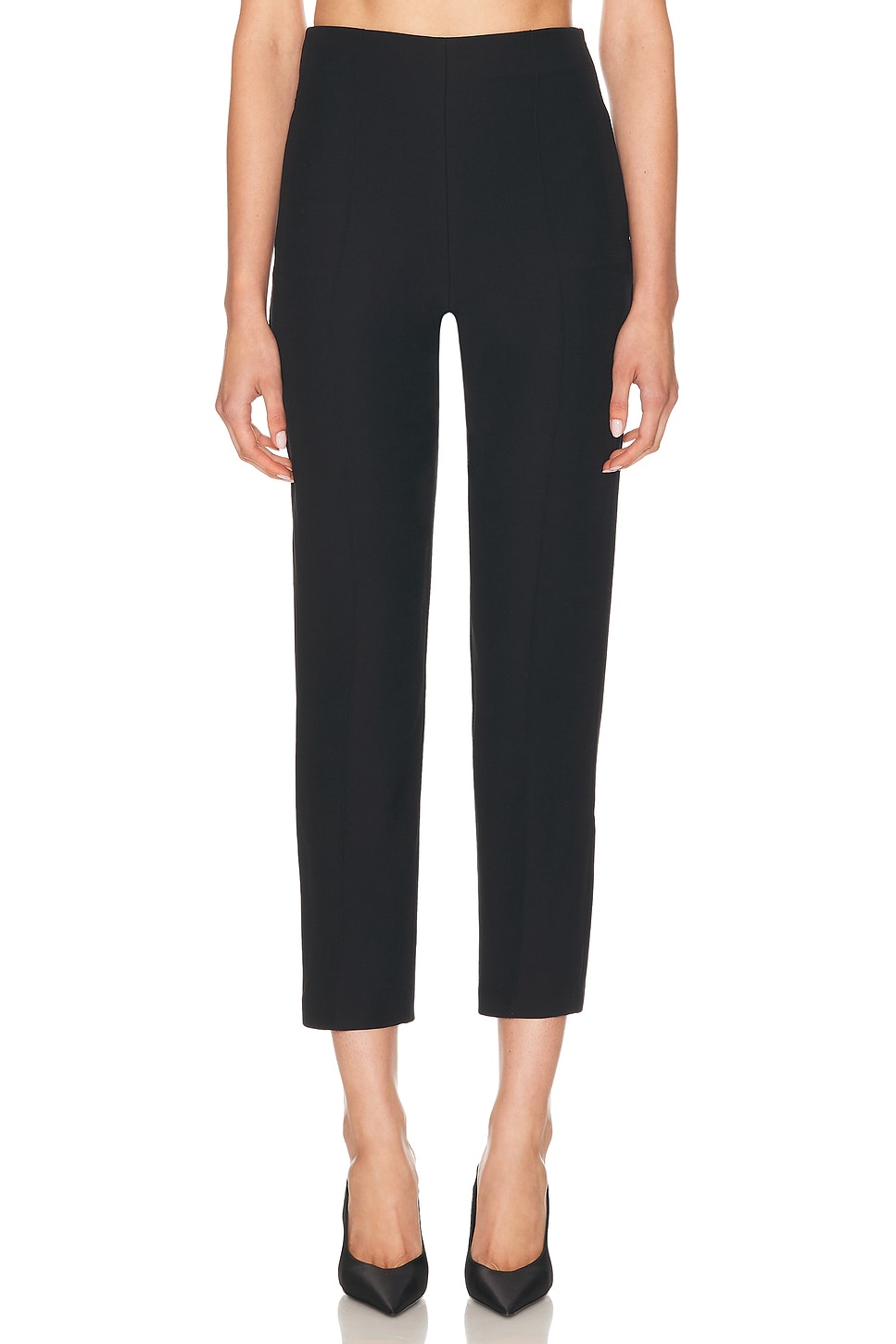 Image 1 of Roland Mouret Cropped Trouser in Black