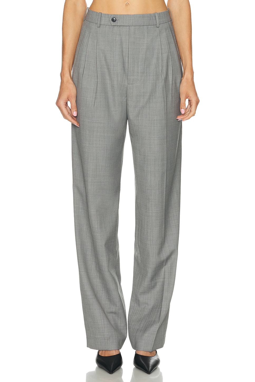 Image 1 of Ronny Kobo Soprano Pant in Light Charcoal