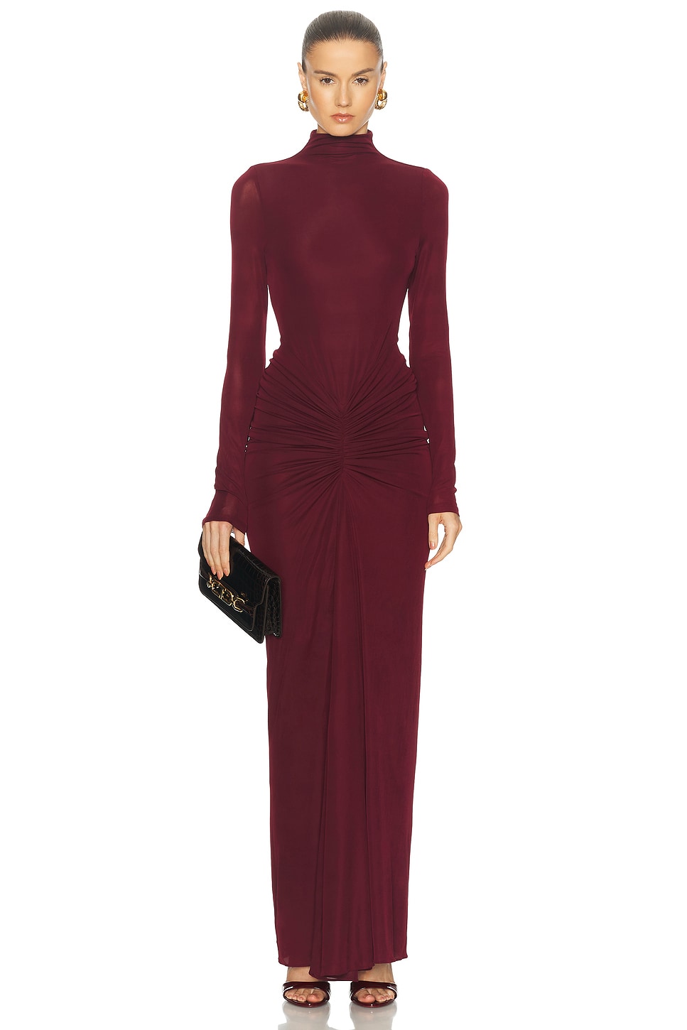 Image 1 of Ronny Kobo Scorpio Dress in Oxblood