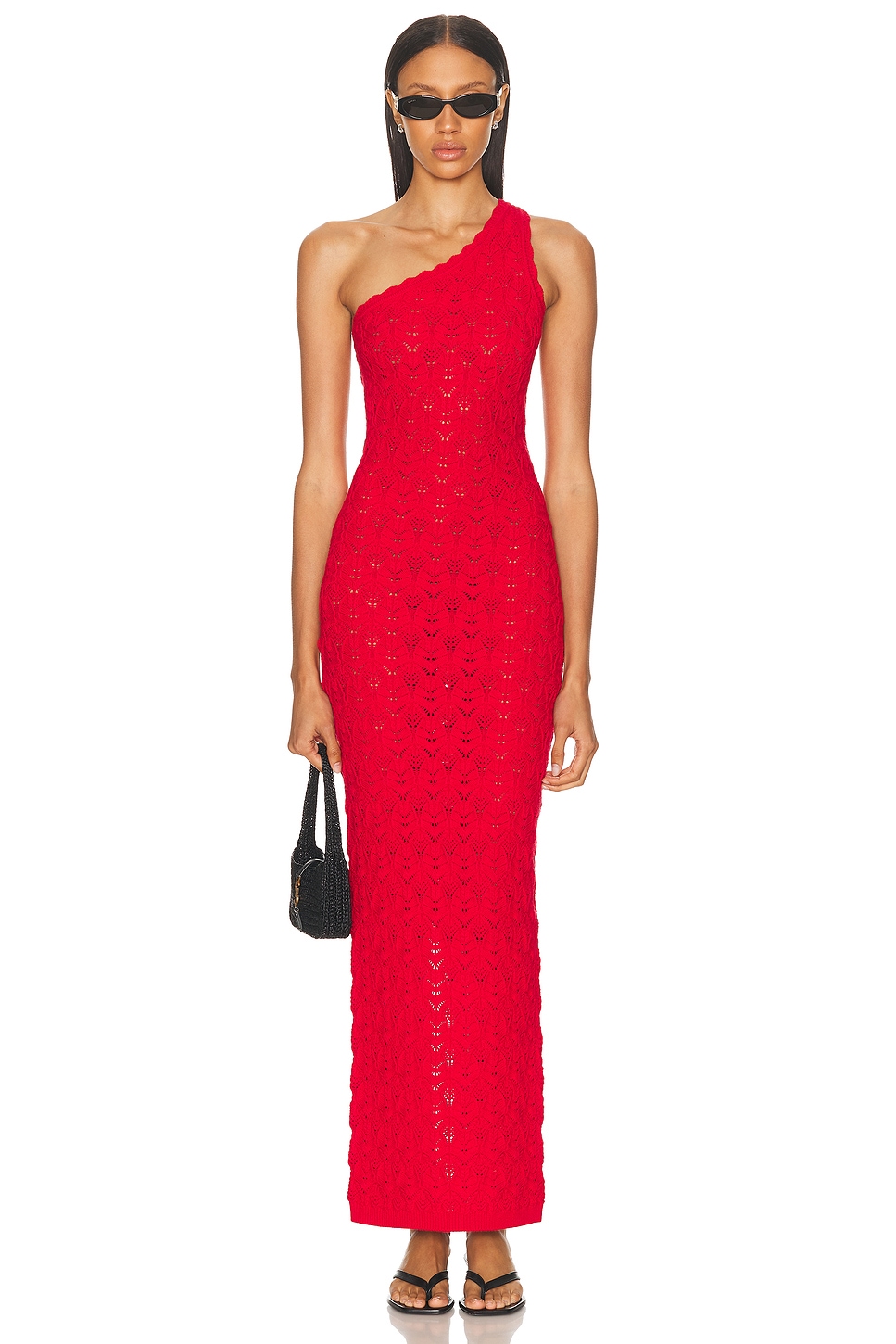 Zelda Knit Dress in Red