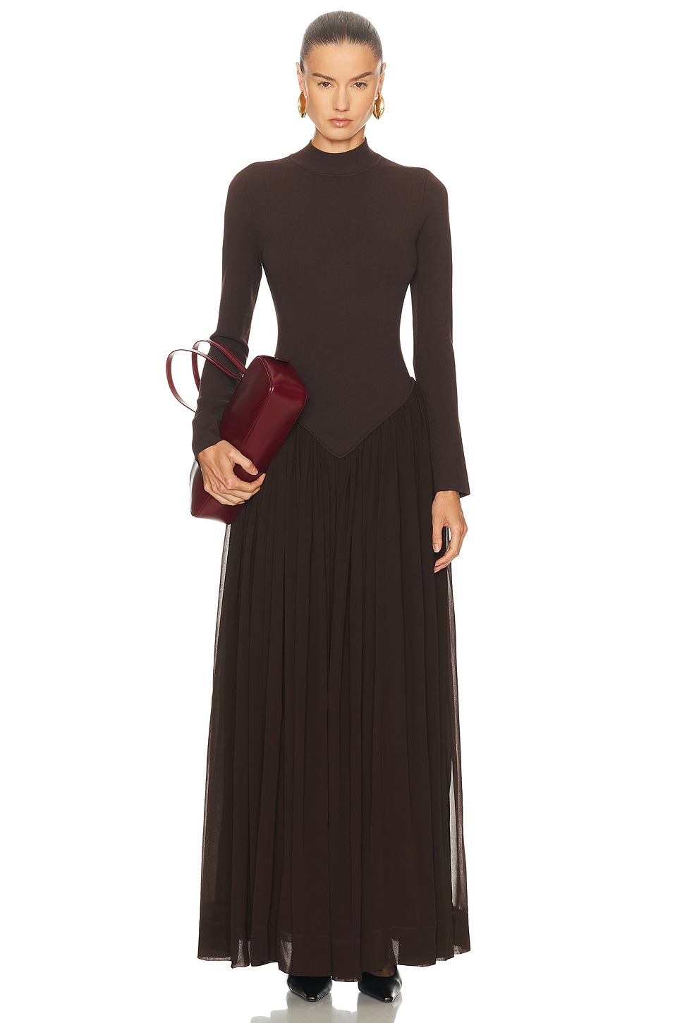 Image 1 of Ronny Kobo Speck Knit Dress in Chicory
