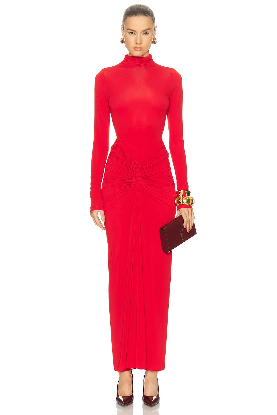 Image 1 of Ronny Kobo Scorpio Dress in Red