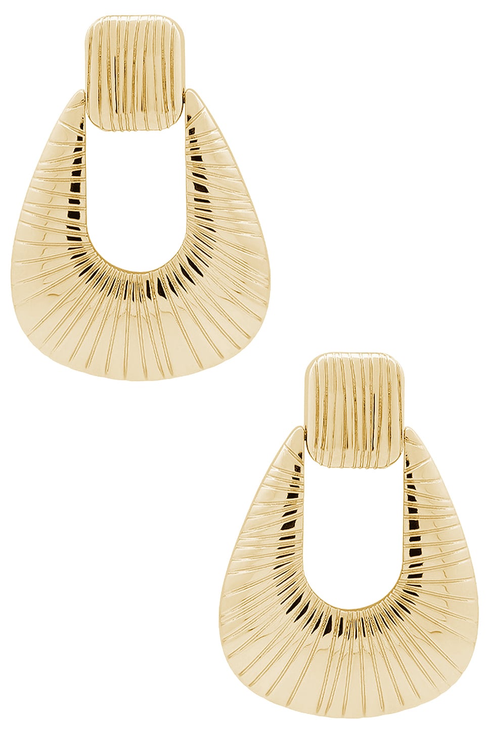 Shop Ronny Kobo Striated Door Knocker Earring