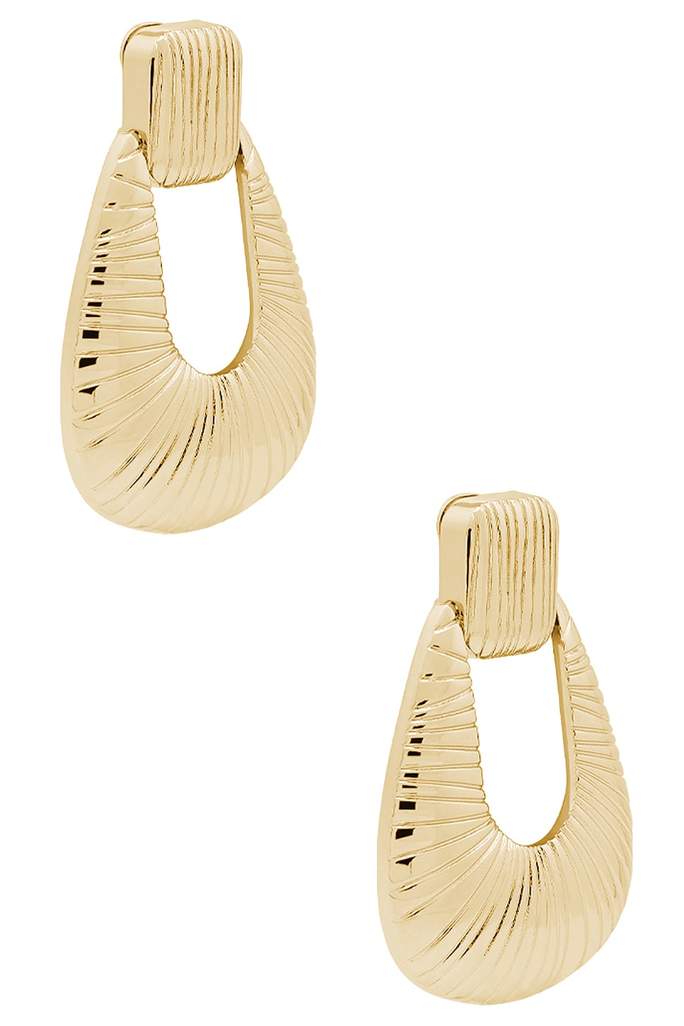 Shop Ronny Kobo Striated Door Knocker Earring