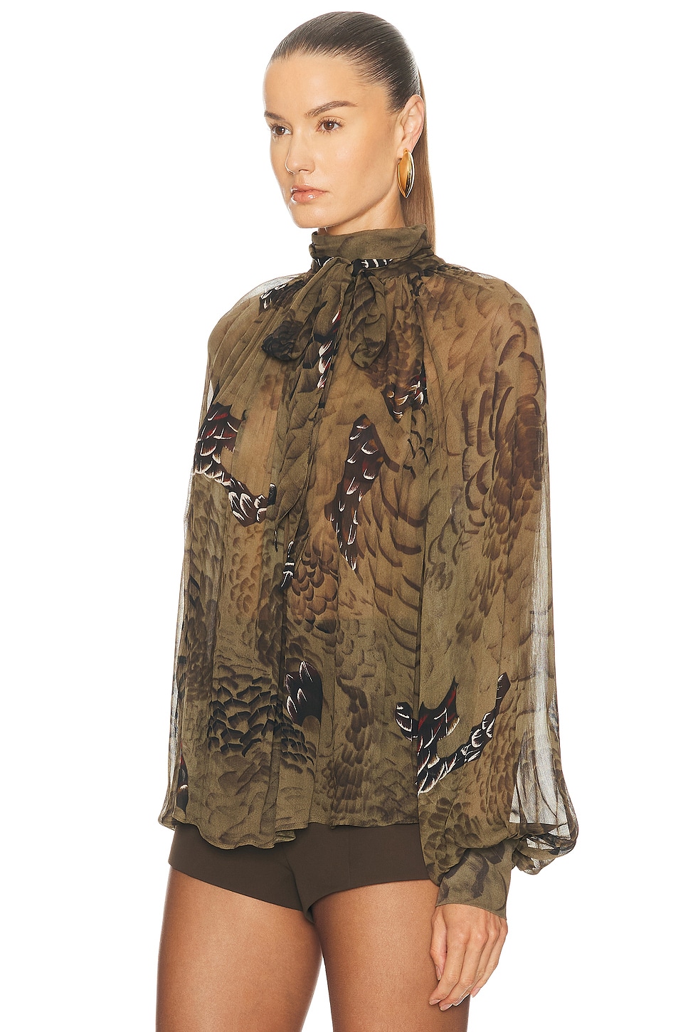 Ronny Kobo Zenia Top In Brown