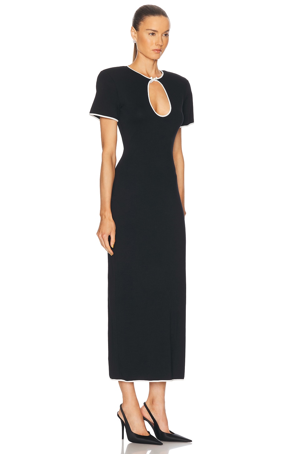 Keyhole Dress in Black