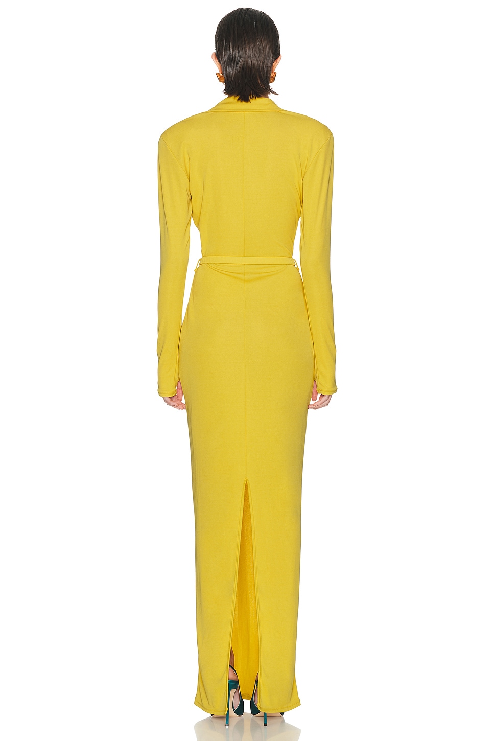 Long Sleeve Jersey Polo Dress