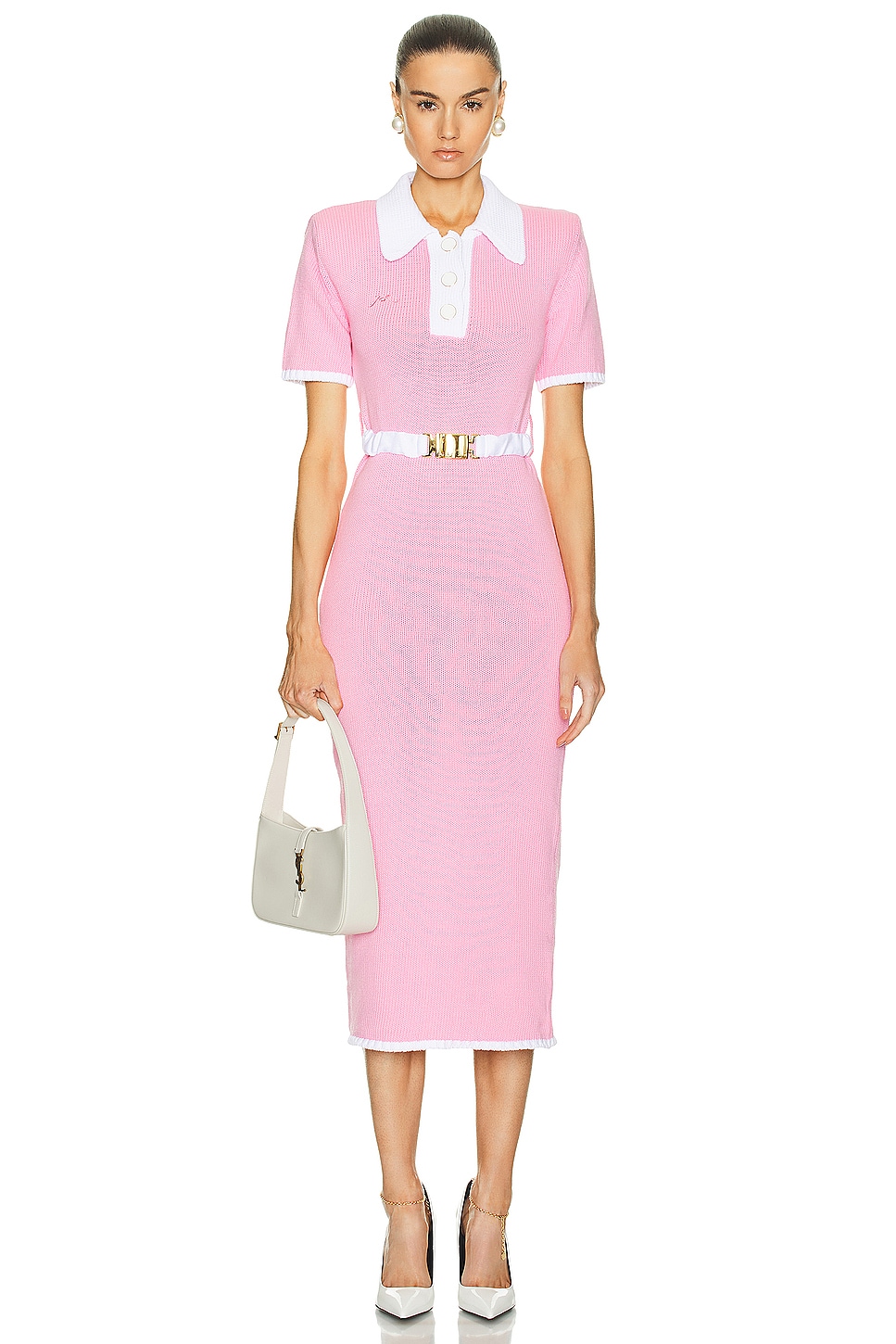 Image 1 of Rowen Rose Polo Maxi Dress in Pink