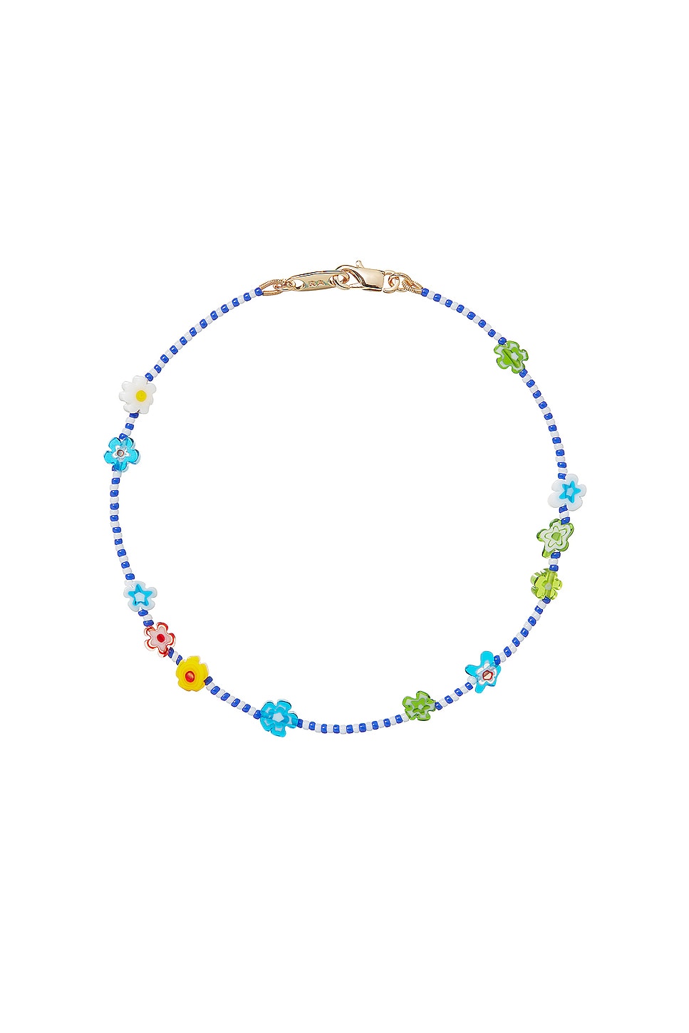 Image 1 of Roxanne Assoulin Wildflower Anklet in Blue