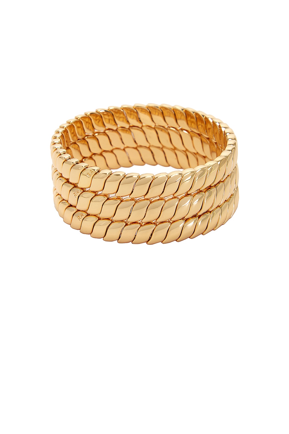 Roxanne Assoulin Smooth Moves Bracelet Trio in Gold | FWRD