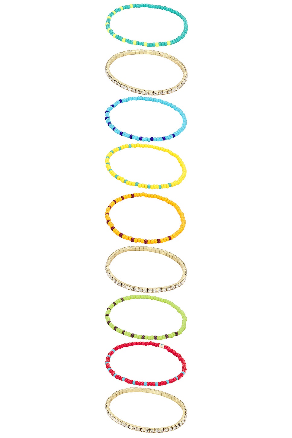 Image 1 of Roxanne Assoulin Just Another Day In Paradise Bracelet Bunch in Rainbow