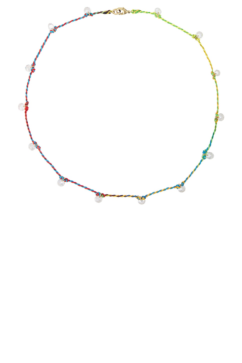 Image 1 of Roxanne Assoulin Mini Drip Drop Necklace in Rainbow