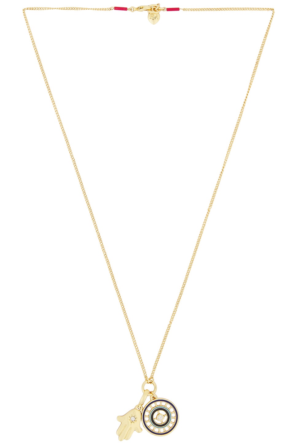 Image 1 of Roxanne Assoulin The Care & Protect Charm Necklace in Gold