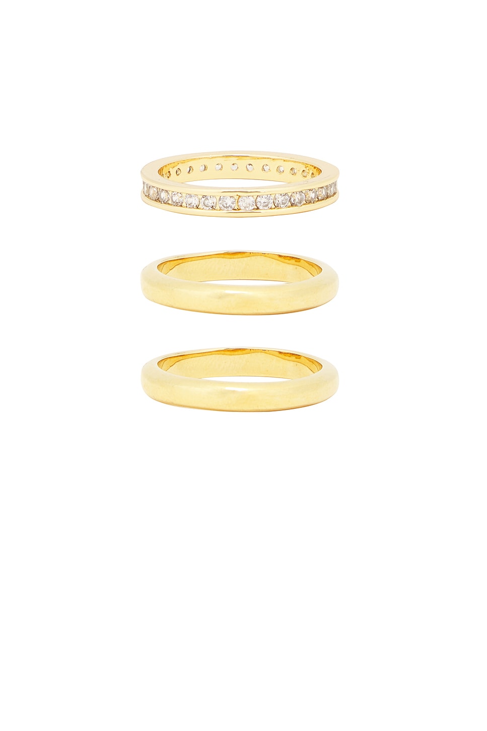 Shop Roxanne Assoulin The Luminaries Stack Ring In Gold