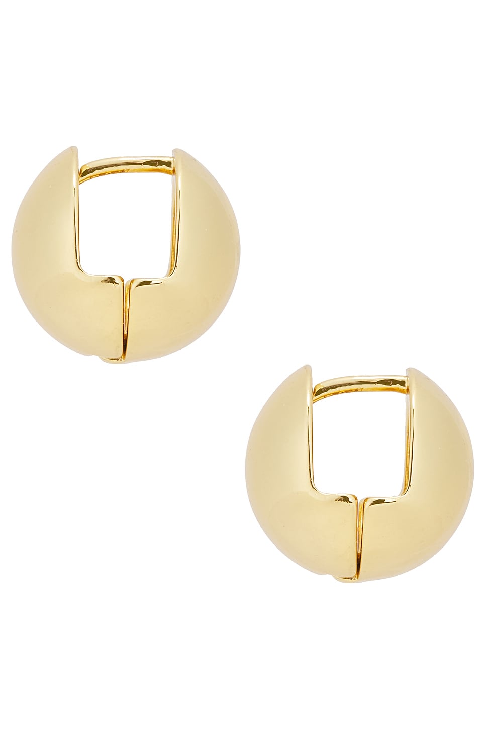 Shop Roxanne Assoulin Baby Ball Earrings In Shiny Gold