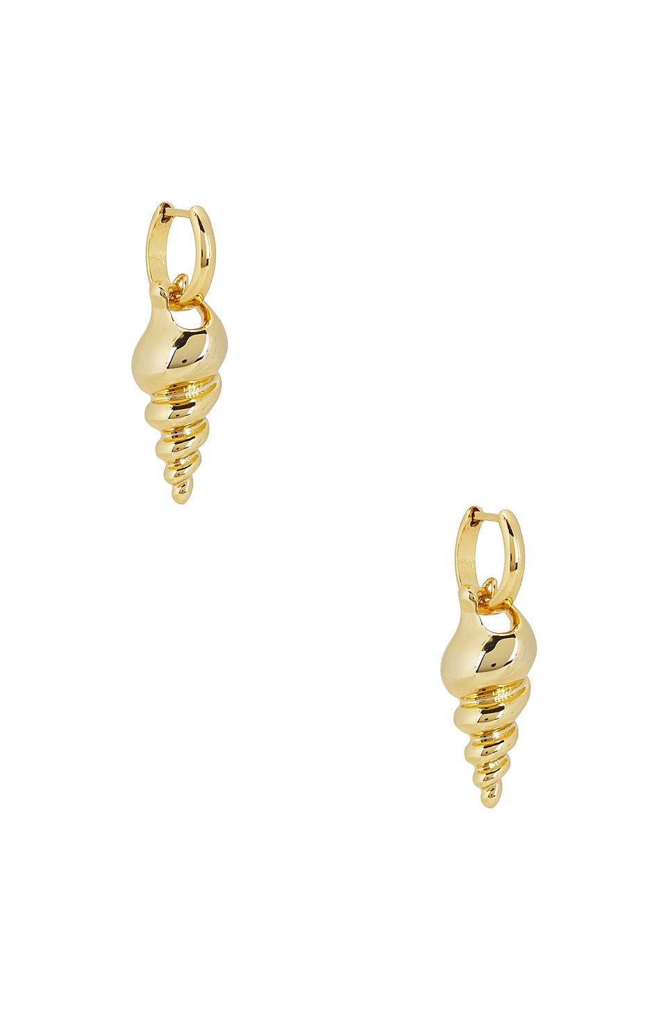 Image 1 of Roxanne Assoulin Conch Earrings in Gold