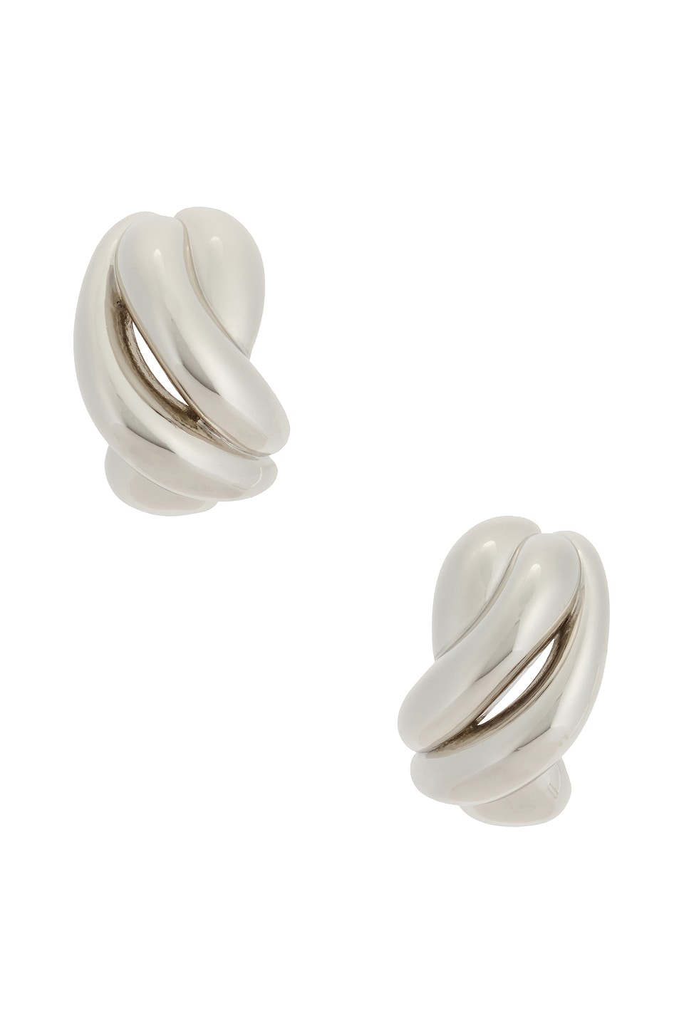 Image 1 of Roxanne Assoulin Knot Earrings in Silver