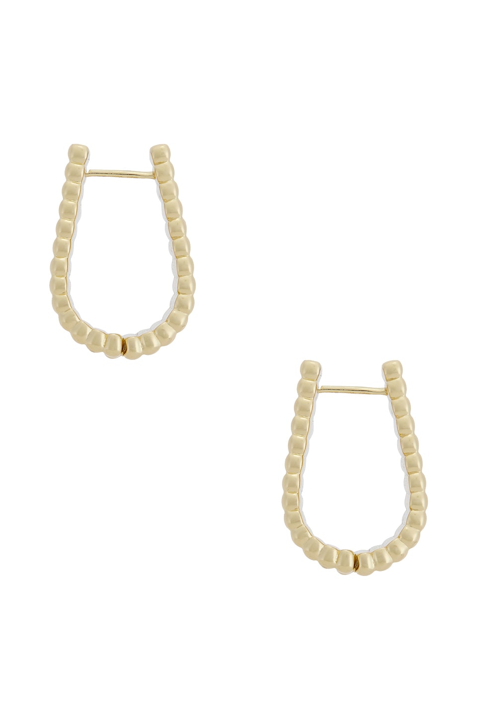 Roxanne Assoulin Ribbed Earrings In Gold