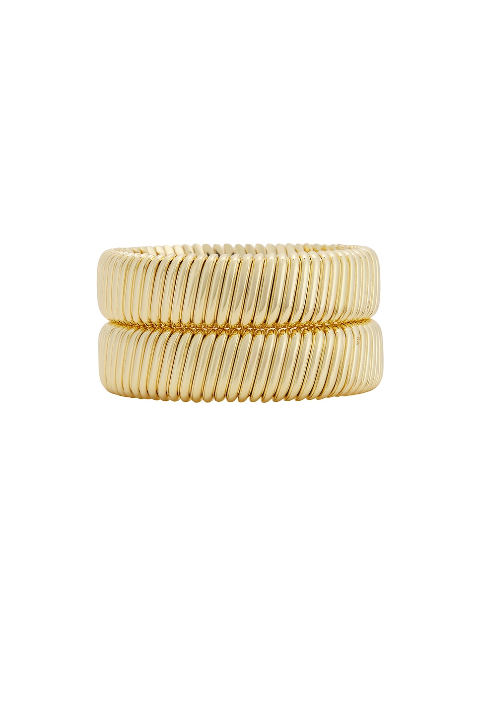 Roxanne Assoulin Rolling Bracelet Set Of 2 In Gold