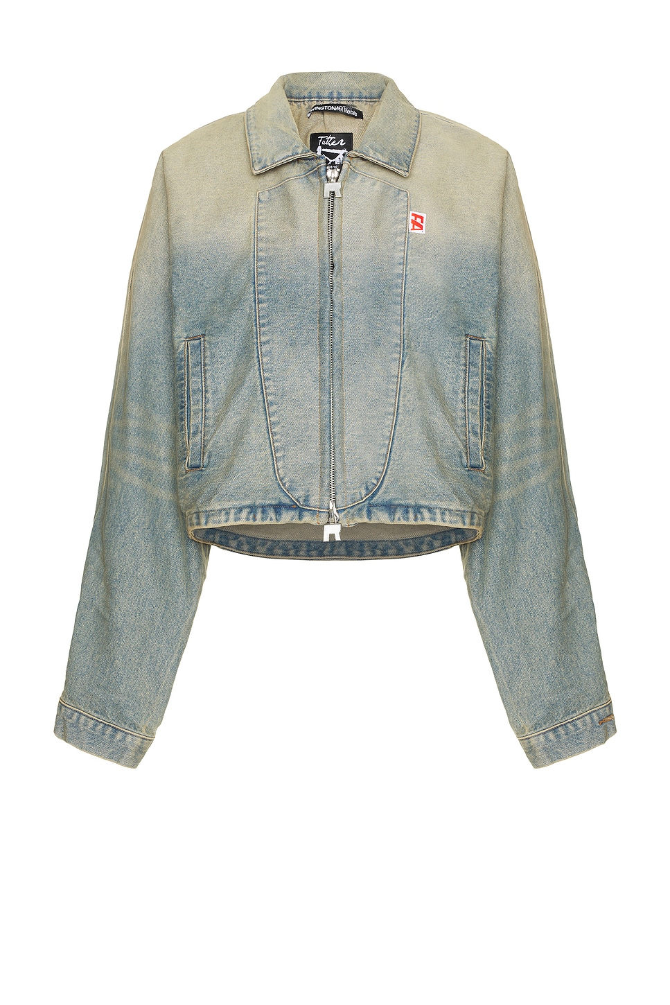 Fathers Garden Trucker Jacket in Blue