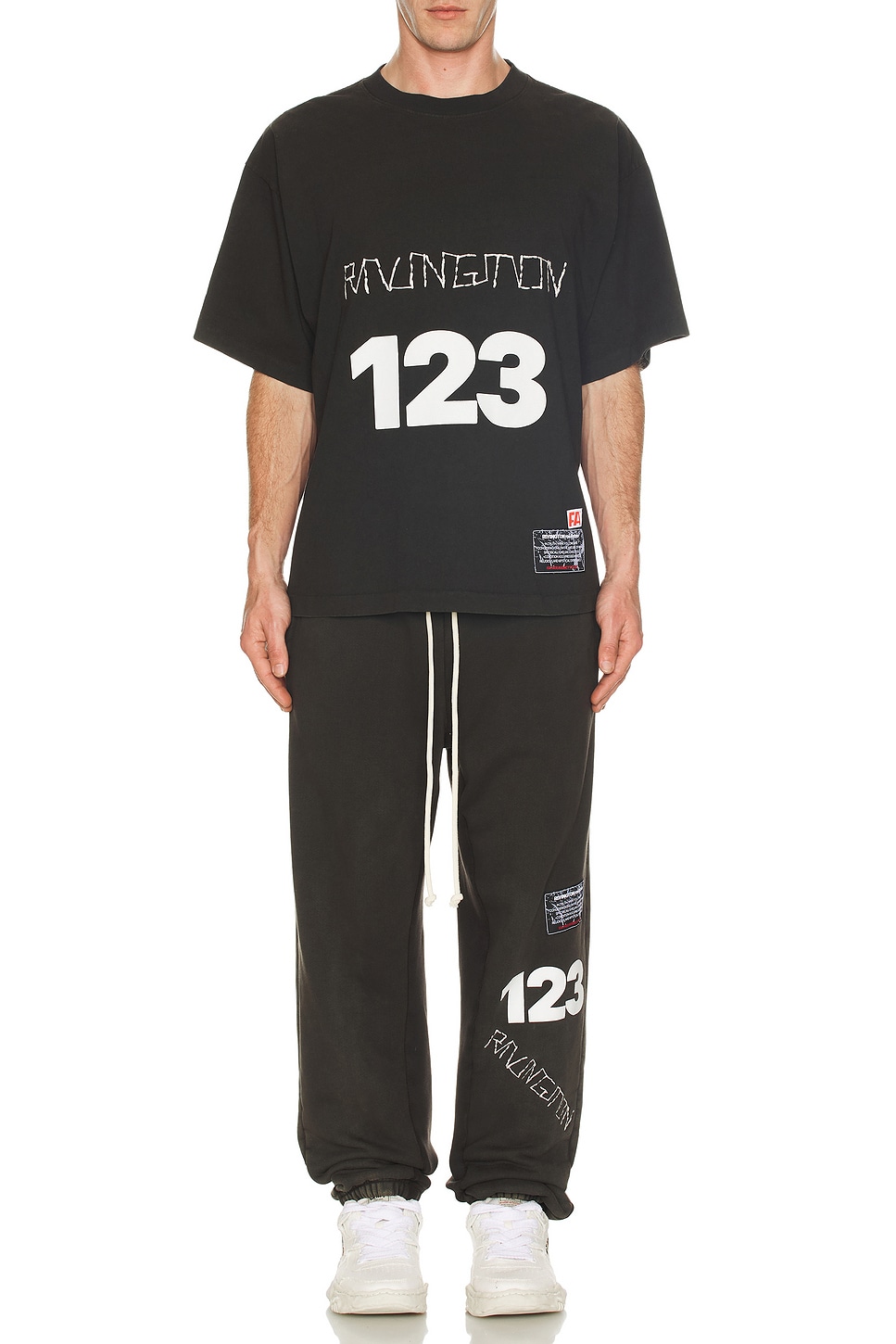 Image 1 of RRR123 Cva Uso-123 Sweat Pant in Mechanic Black