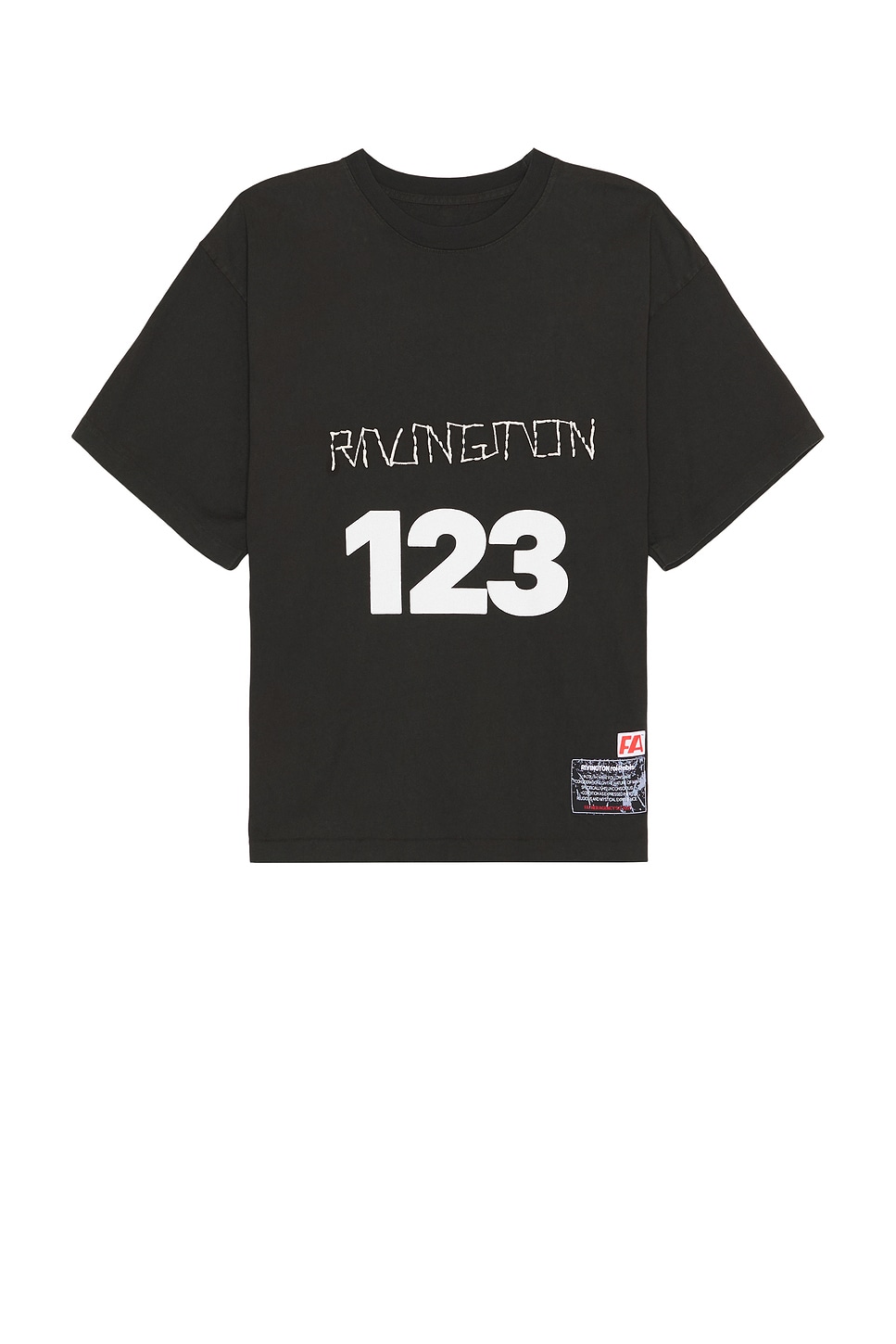 Image 1 of RRR123 Uso 123 Cva T-Shirt in Mechanic Black