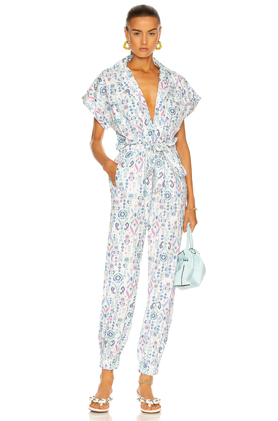 Image 1 of ROCOCO SAND Lada Jumpsuit in Blue