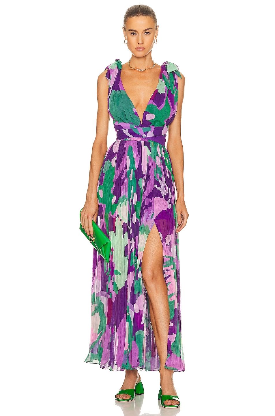 Image 1 of ROCOCO SAND Aerin Sleeveless Maxi Dress in Purple