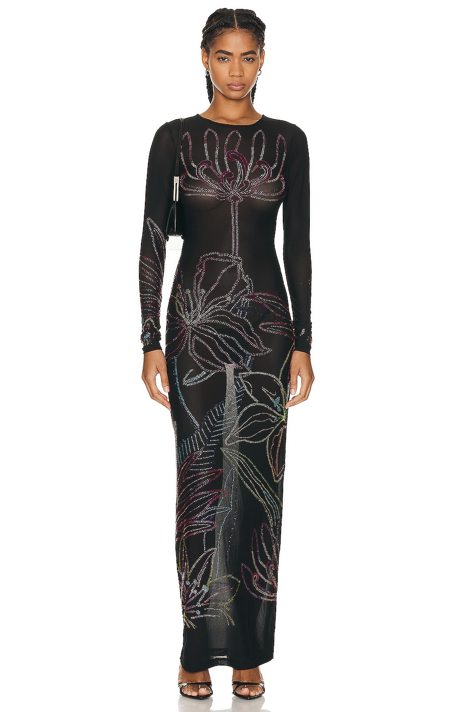 Image 1 of ROCOCO SAND Chris Maxi Dress in Black