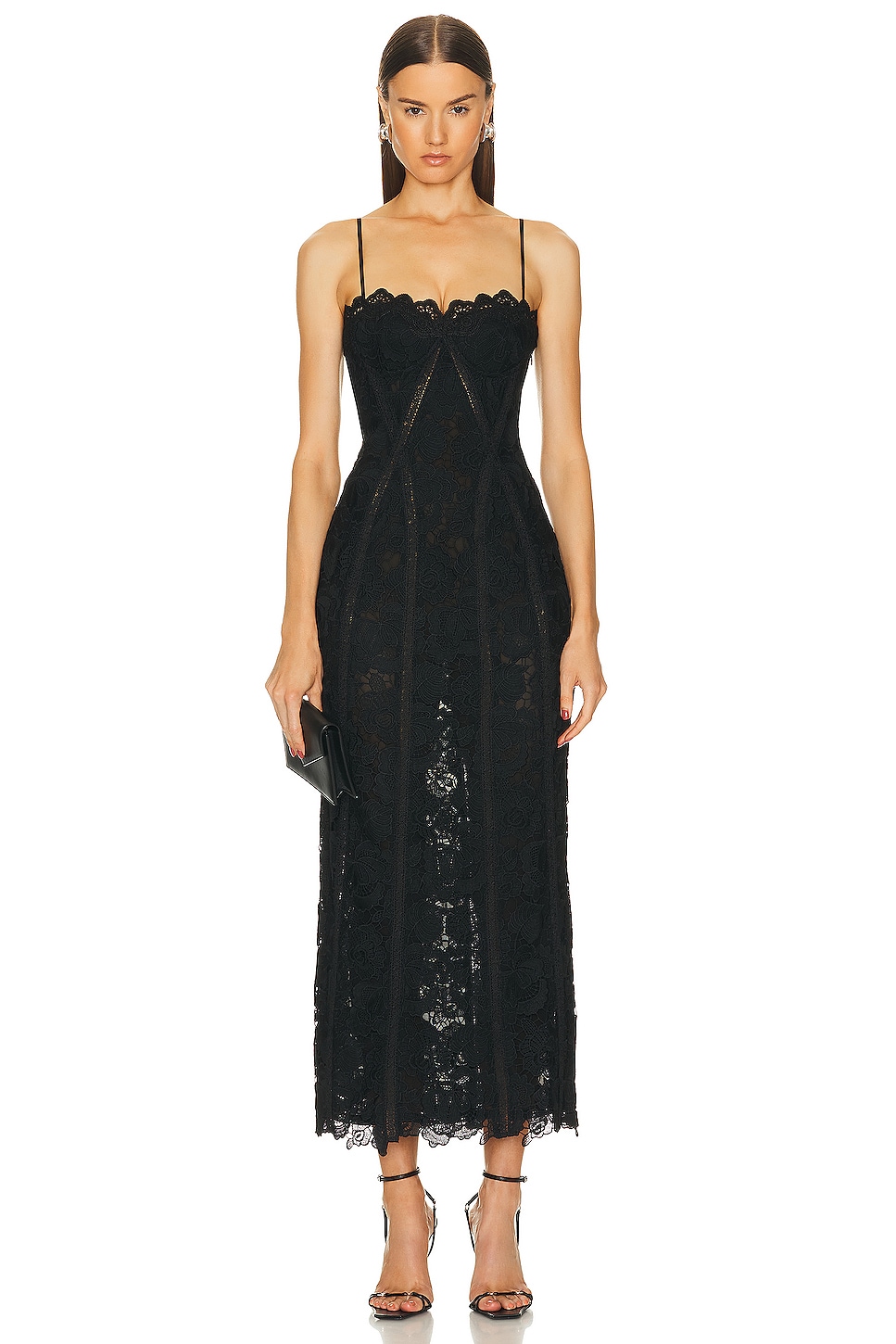 Image 1 of ROCOCO SAND Paris Long Dress in Black