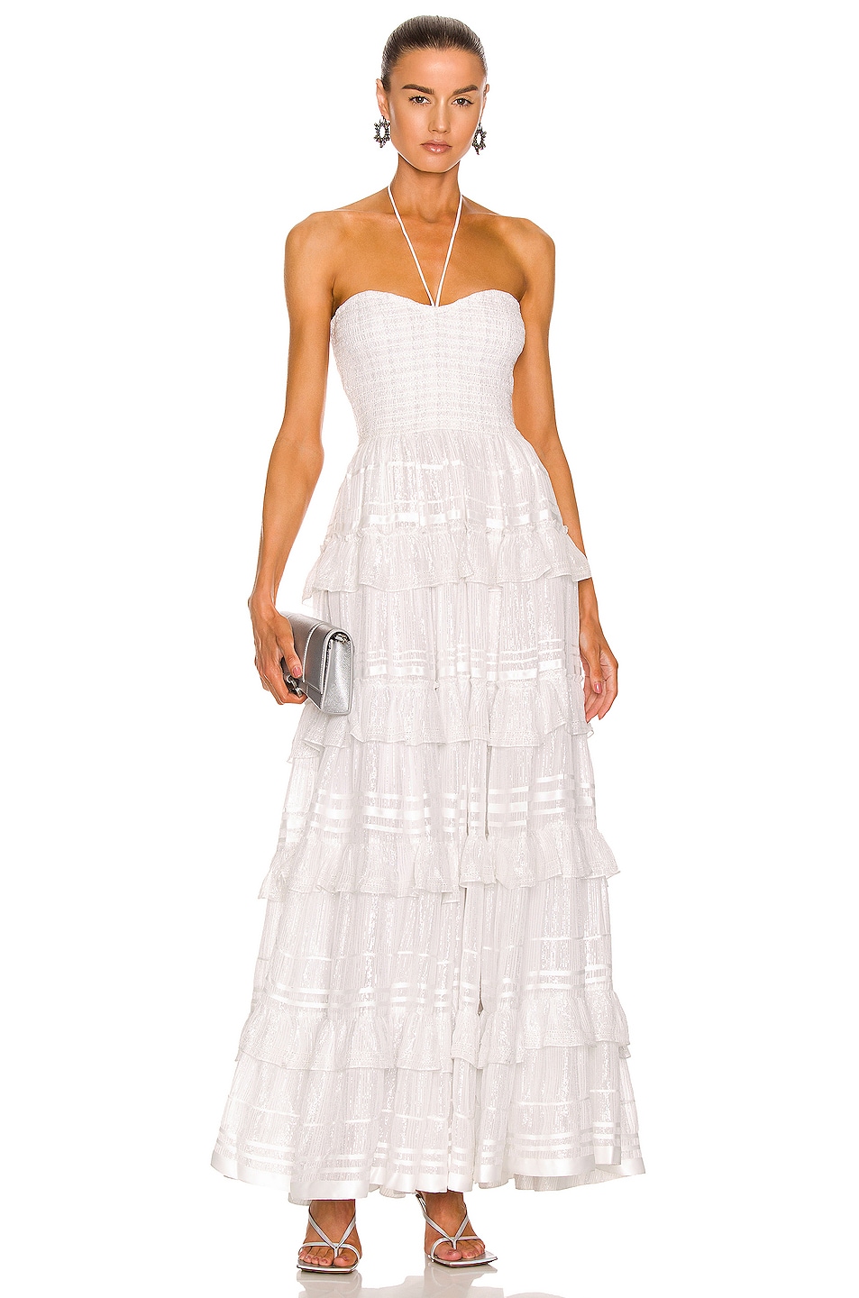 Image 1 of ROCOCO SAND True Maxi Dress in White